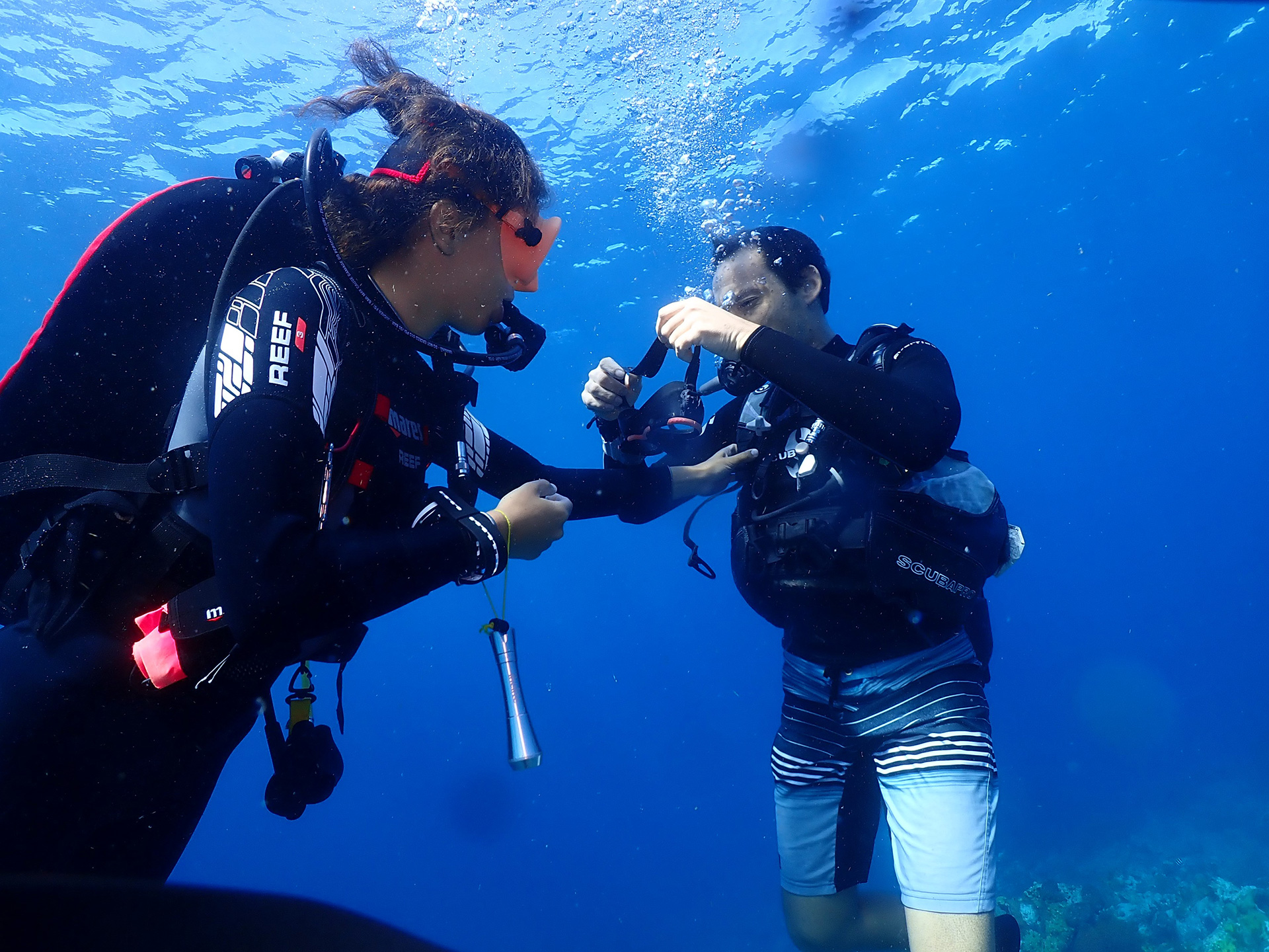 photo-formation-masque-1 Plongée en Guadeloupe, aventure sous-marine unique